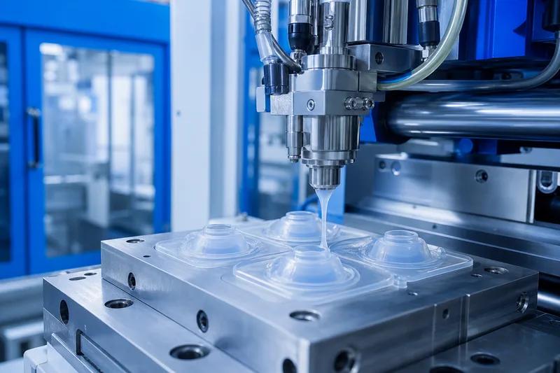 Liquid silicone rubber injection molding