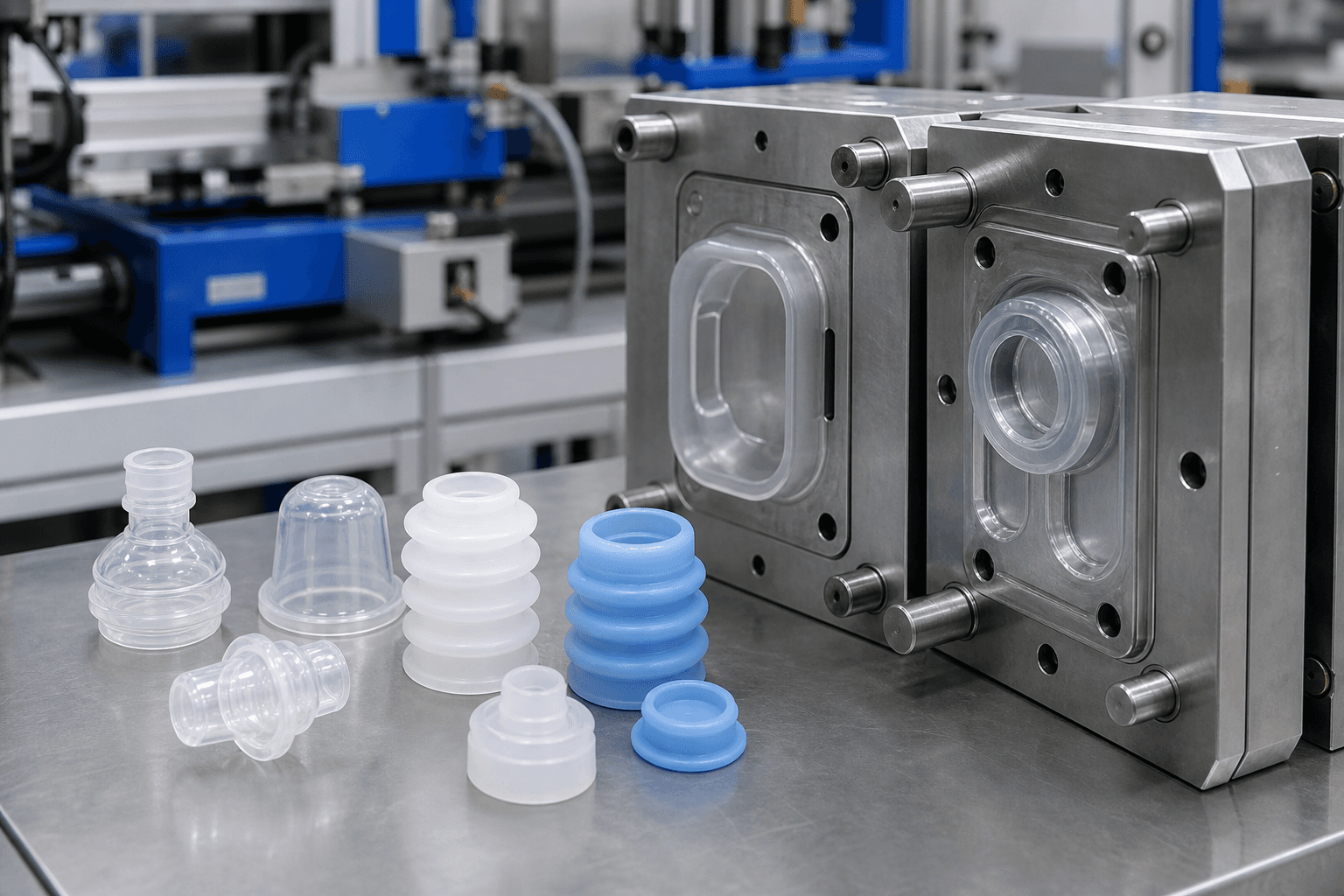 Liquid silicone rubber injection molding