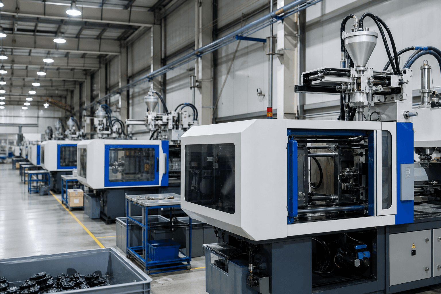 Plastic injection molding production capability