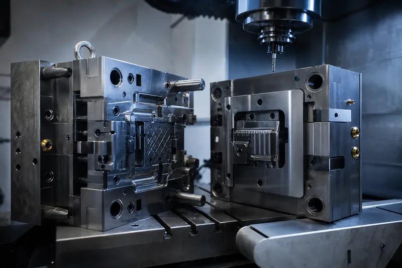 Precision plastic injection mold tooling