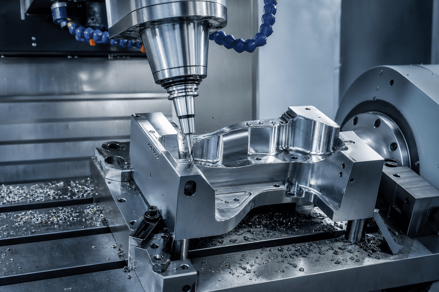 CNC precision machining for mold components