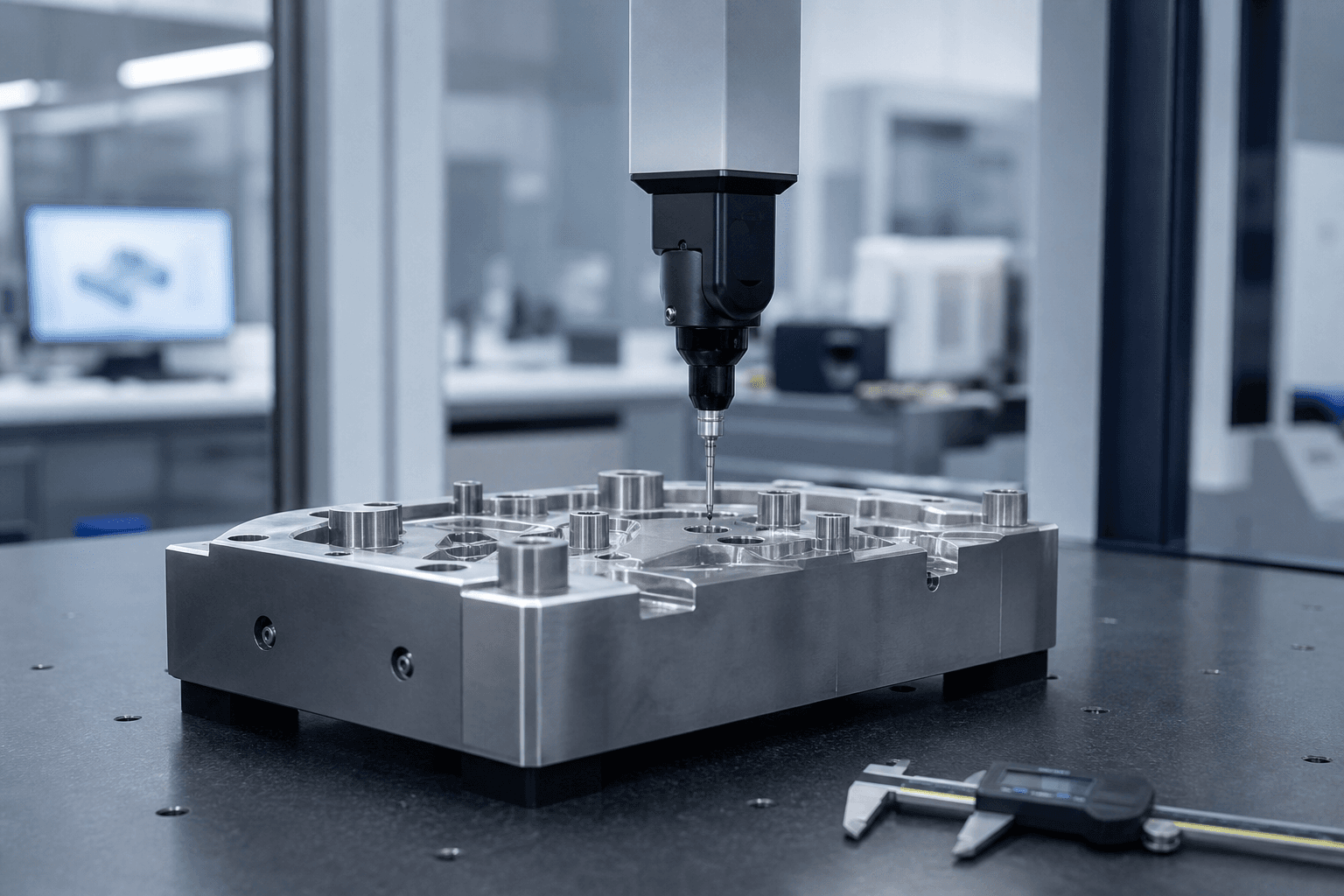 Quality inspection equipment for molded parts
